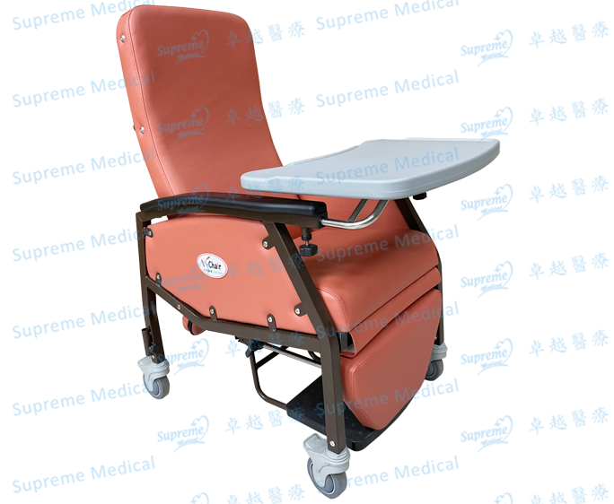 Wheeled Reclined High Back Chair