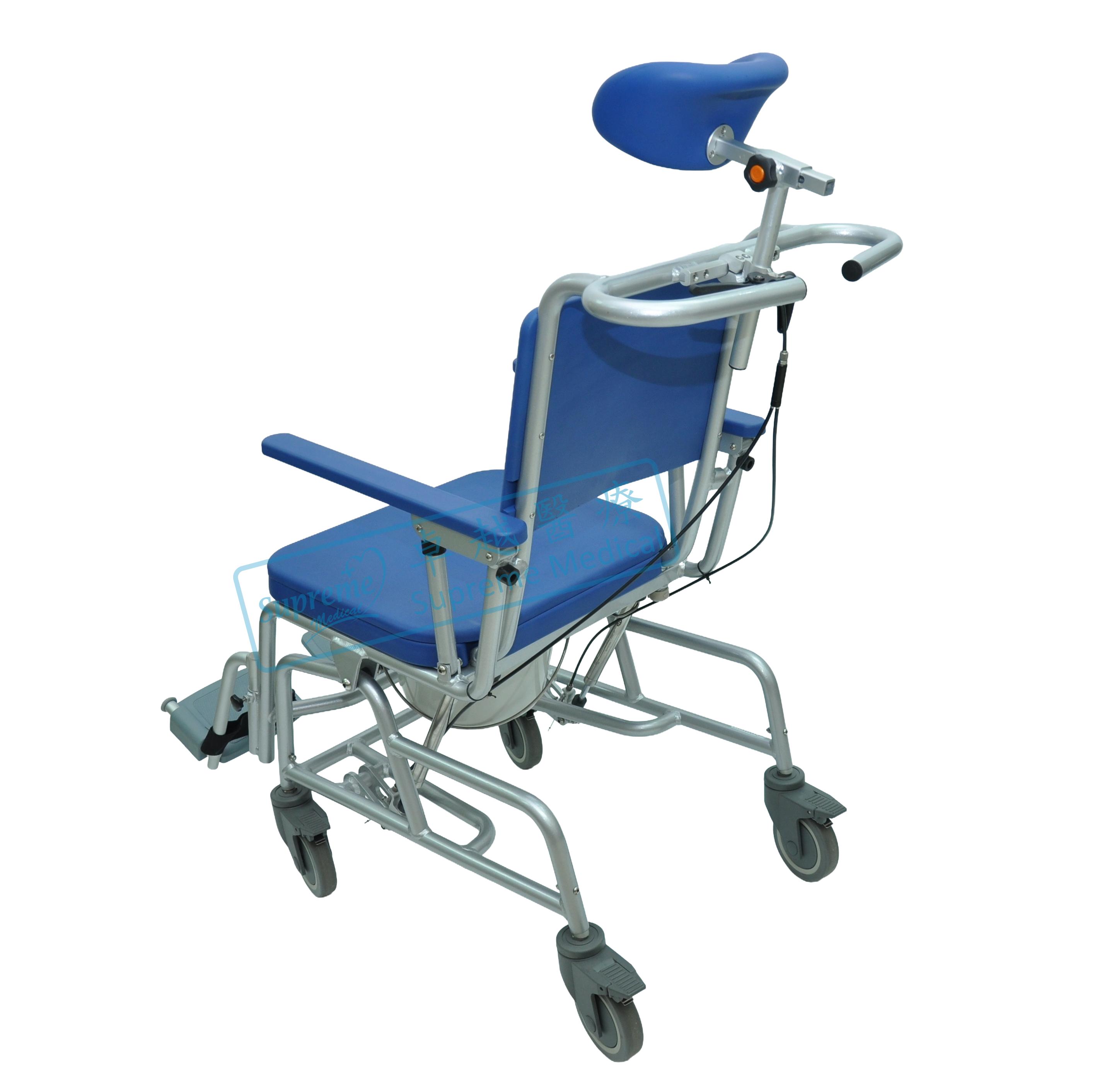 Aluminium Tilt-In-Space Shower Commode Chair