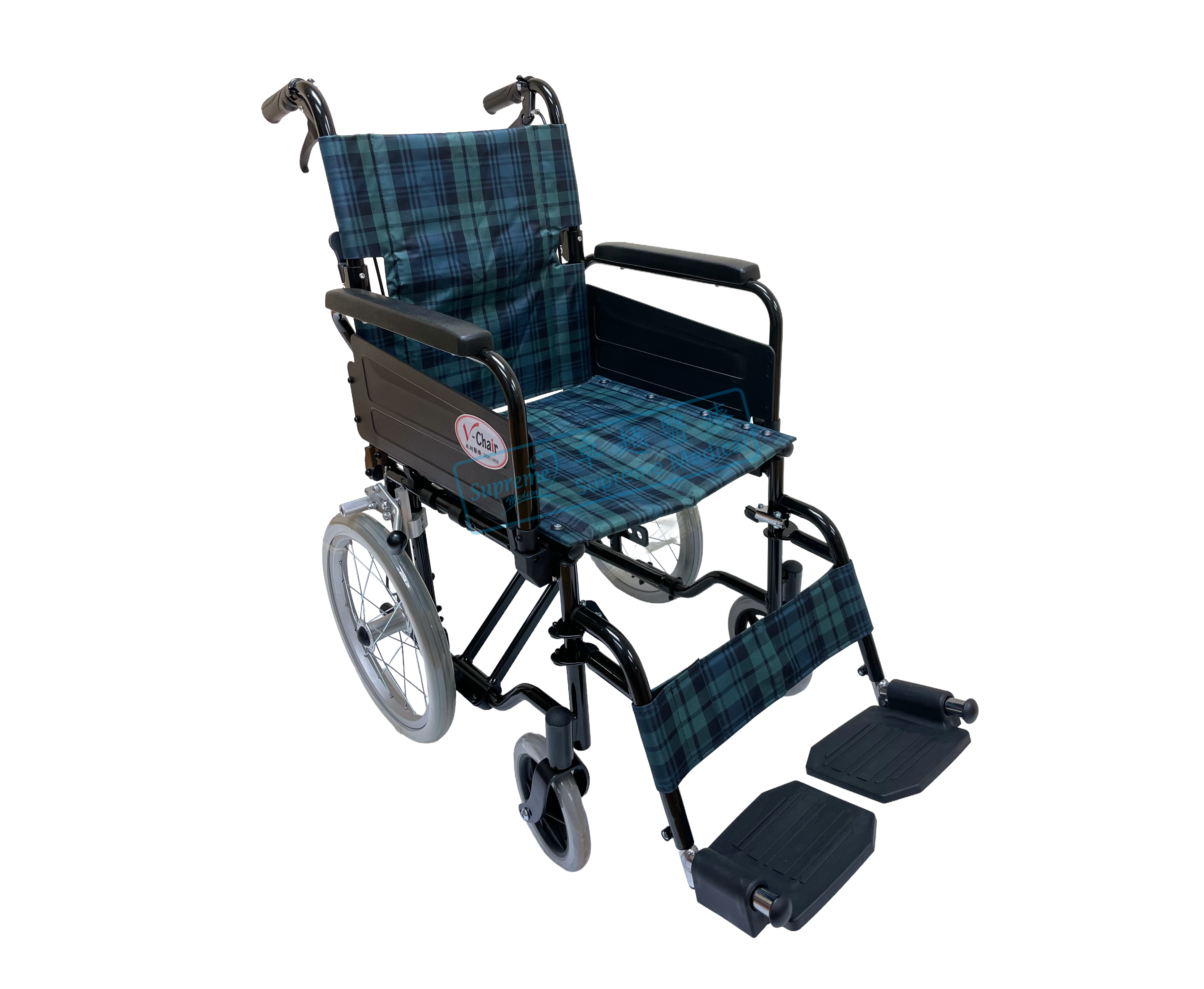 簡便摺背式輪椅