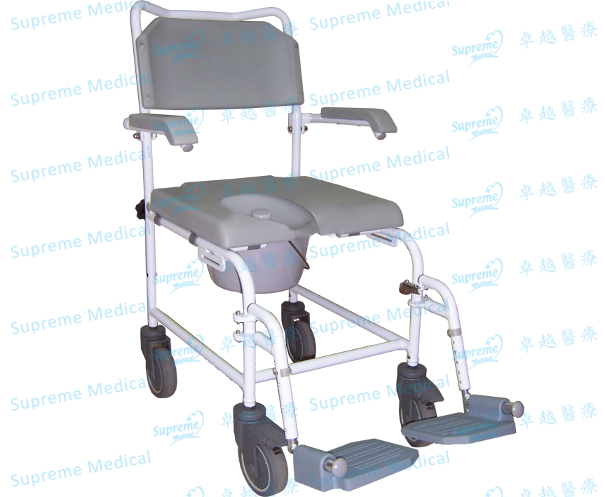 Aluminium Shower Commode Chair