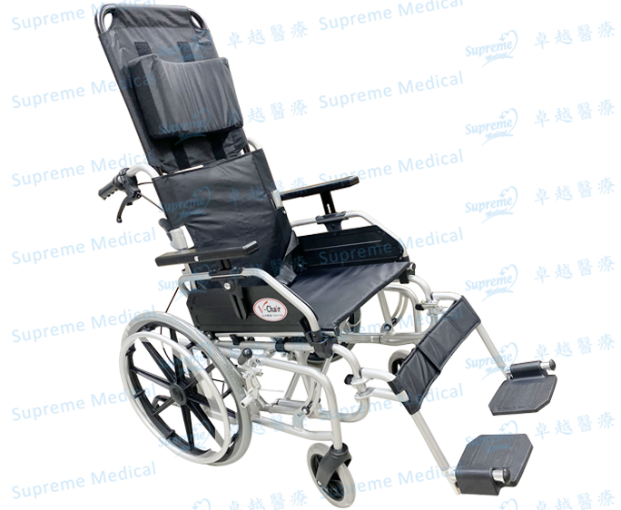 Aluminium Recliner Tilting Wheelchair
